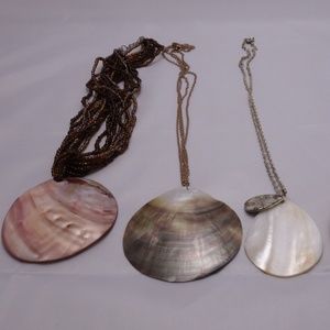 3 Shell Necklaces + 1 Pendant